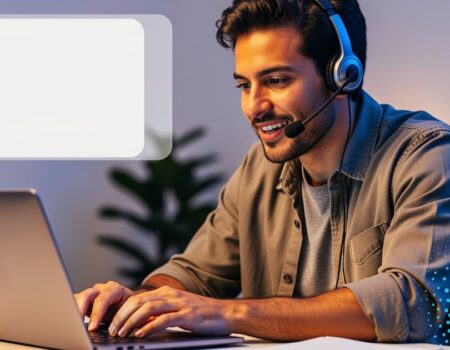 Imagem de destaque do artigo “Como usar inteligência artificial para praticar conversação em inglês”